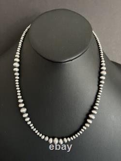 Sterling silver multi graduated 20 Inch