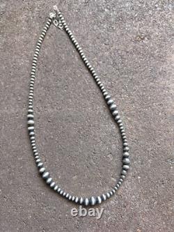 Sterling silver multi graduated 20 Inch