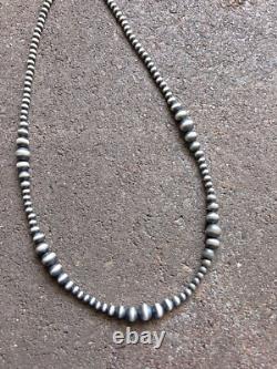 Sterling silver multi graduated 20 Inch