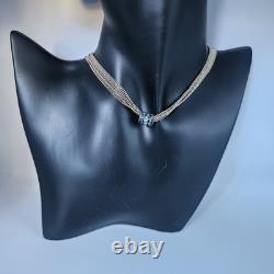 Sterling silver necklace 925 Made In Italy Rare