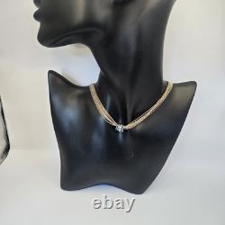 Sterling silver necklace 925 Made In Italy Rare