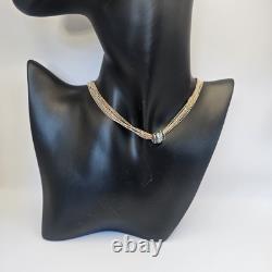 Sterling silver necklace 925 Made In Italy Rare
