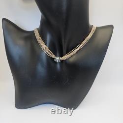 Sterling silver necklace 925 Made In Italy Rare