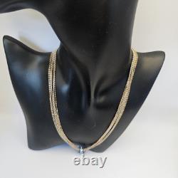 Sterling silver necklace 925 Made In Italy Rare