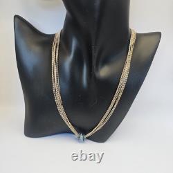 Sterling silver necklace 925 Made In Italy Rare