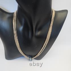 Sterling silver necklace 925 Made In Italy Rare