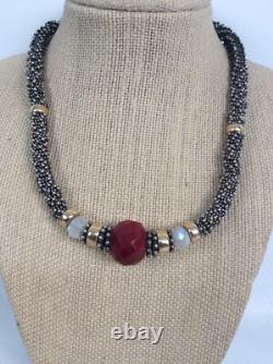 Stunning Artisan Hand Made Sterling Silver 925 Necklace