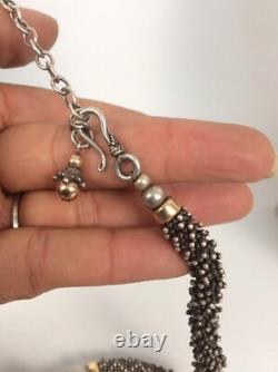 Stunning Artisan Hand Made Sterling Silver 925 Necklace