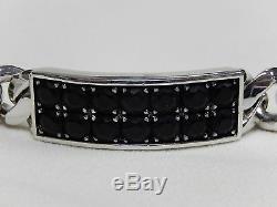 Stunning Pianegonda Sterling Silver 925 Heavy Link Bracelet Made In Italy