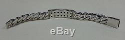 Stunning Pianegonda Sterling Silver 925 Heavy Link Bracelet Made In Italy