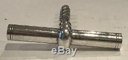 Stunning Solid Sterling Silver Asprey London 1994 Corkscrew Hand Made In England