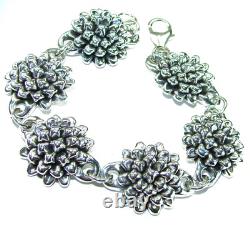 Sunflowers Italy made Bracelet in best quality. 925 Sterling Silver