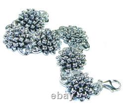 Sunflowers Italy made Bracelet in best quality. 925 Sterling Silver