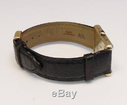 Swiss Made Cartier 681006 925 Tank Quartz Argent Wrist Watch with Original Band