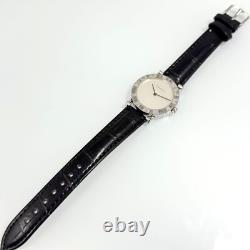 TIFFANY & Co Atlas MEN'S STERLING SILVER VINTAGE SWISS MADE WATCH F865