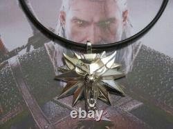 The Witcher Wolf of Geralt pendant made Sterling Silver 925-handicraft