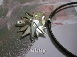 The Witcher Wolf of Geralt pendant made Sterling Silver 925-handicraft