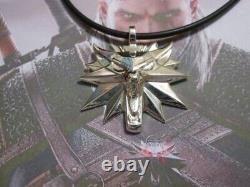 The Witcher Wolf of Geralt pendant made Sterling Silver 925-handicraft