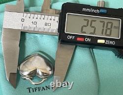 Tiffany & Co. 3-D Heart Sterling Silver. 925 Double Photo Locket Made in Spain