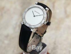 Tiffany & Co Atlas 925 Solid 925 Silver Swiss Made Quartz Men 31mm Watch A31