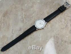 Tiffany & Co Atlas 925 Solid 925 Silver Swiss Made Quartz Men 31mm Watch A31