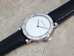 Tiffany & Co Atlas 925 Solid 925 Silver Swiss Made Quartz Men 31mm Watch A31