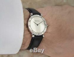 Tiffany & Co Atlas 925 Solid 925 Silver Swiss Made Quartz Men 31mm Watch A31