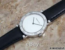 Tiffany & Co Atlas 925 Solid 925 Silver Swiss Made Quartz Men 31mm Watch J125