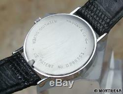 Tiffany & Co Atlas 925 Solid 925 Silver Swiss Made Quartz Men 31mm Watch MC286