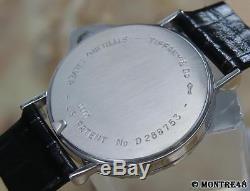 Tiffany & Co Atlas 925 Solid Sterling Silver Swiss Made Auto Men 31mm Watch JR90