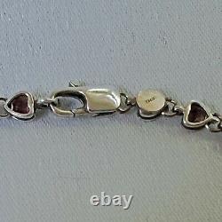 Tiffany & Co. Delicate heart necklace 16.5 in STERLING SILVER made in Italy