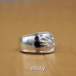 Tiffany Co. H Made Sterling Silver 925 Spoon Ring No. 18