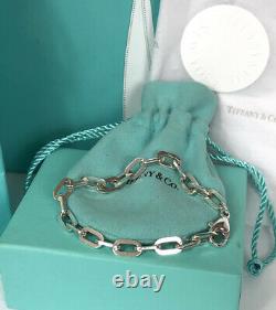 Tiffany & Co. Rectangular Oval Link Bracelet 7.25 made in Germany