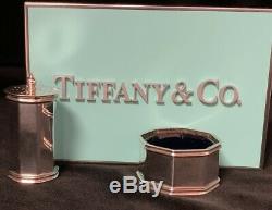 Tiffany&Co Sterling Salt Cellar Pepper Shaker Made in Birmingham UK