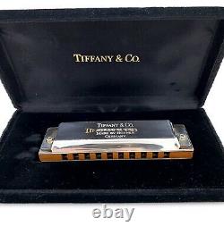 Tiffany & Co. Sterling Silver 925 Sides Harmonica Made By Hohner Germany