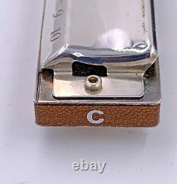 Tiffany & Co. Sterling Silver 925 Sides Harmonica Made By Hohner Germany