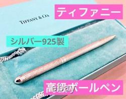 Tiffany Sterling Silver 925 Ballpoint Pen Made in Germany, Retractable