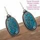Turquoise Earrings EGYPTIAN SPIDERWEB Sterling Silver Old Pawn Style Navajo Made