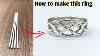 Twisted Silver Ring Making How It S Made Ring Tutorial