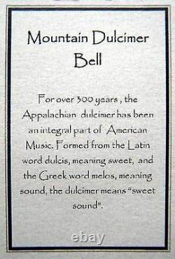 USA-Made Gallery Exclusive Sterling Silver Mountain Dulcimer Story Bell Necklace