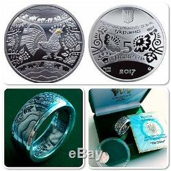 Ukrainian Silver Coin Ring 2017 Ukraine Silver 925 5 Hryvnia Made in Ukraine
