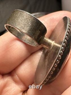 Unique Artisan Made Sterling Silver Rings Size 6