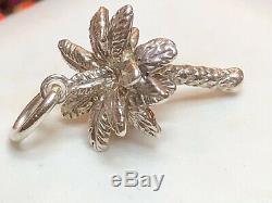 VINTAGE STERLING SILVER TIFFANY & Co CHARM PALM TREE PENDANT MADE IN ITALY