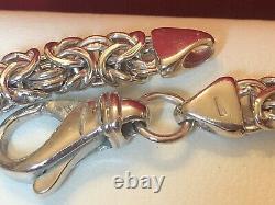 VINTAGE Sterling Silver Byzantine Bracelet. MADE IN ITALY