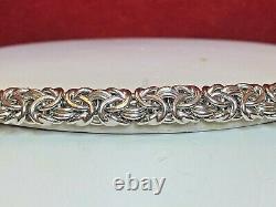 VINTAGE Sterling Silver Byzantine Bracelet. MADE IN ITALY