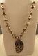VTG SW HANDMDE NECKLACE MADE OF SQUASH BLOSSOMS With PENDANT SS-NEW PRICE