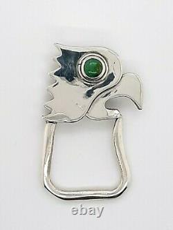 Vermont Artisan Made Sterling Silver Eagle Thunderbird Key Ring