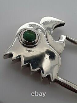 Vermont Artisan Made Sterling Silver Eagle Thunderbird Key Ring