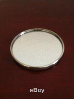 Very Rare Vintage Tiffany & Co 925 Sterling Silver Floral Mirror. Made In Mexico