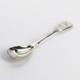 Victorian Sterling Silver Chocolate Spoon Made by Chawner & Co, London, 1862